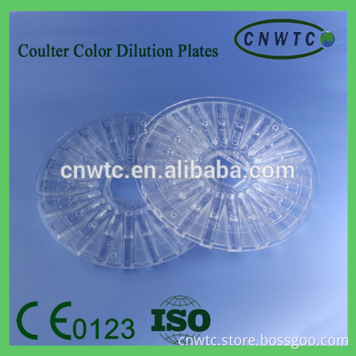 Coulter Color Dilution Plates